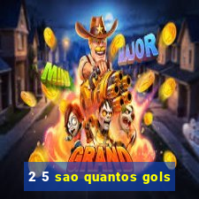 2 5 sao quantos gols