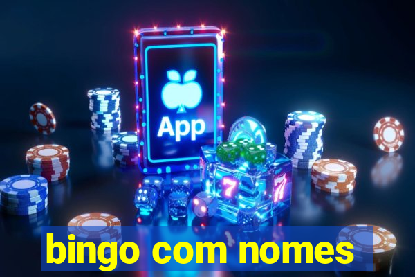 bingo com nomes