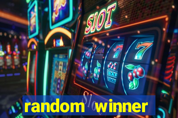 random winner triple play slot