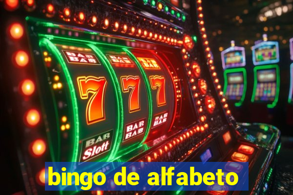 bingo de alfabeto