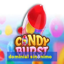 dominial sinônimo