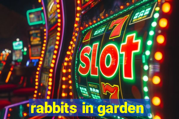 rabbits in garden