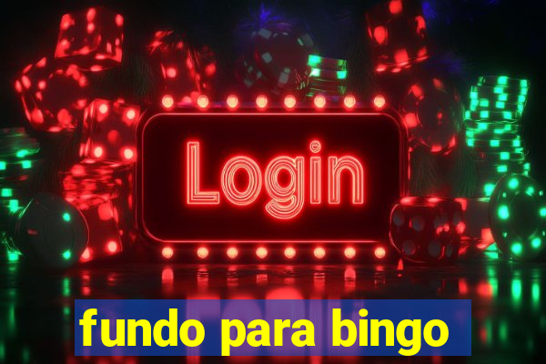 fundo para bingo