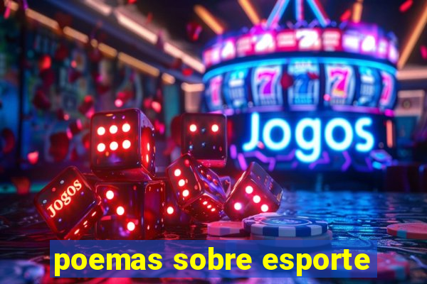 poemas sobre esporte