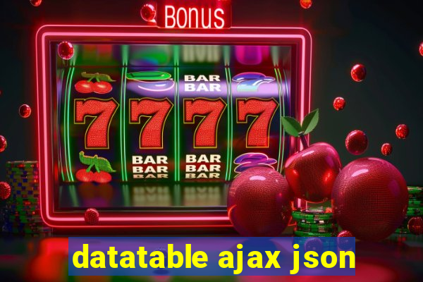 datatable ajax json