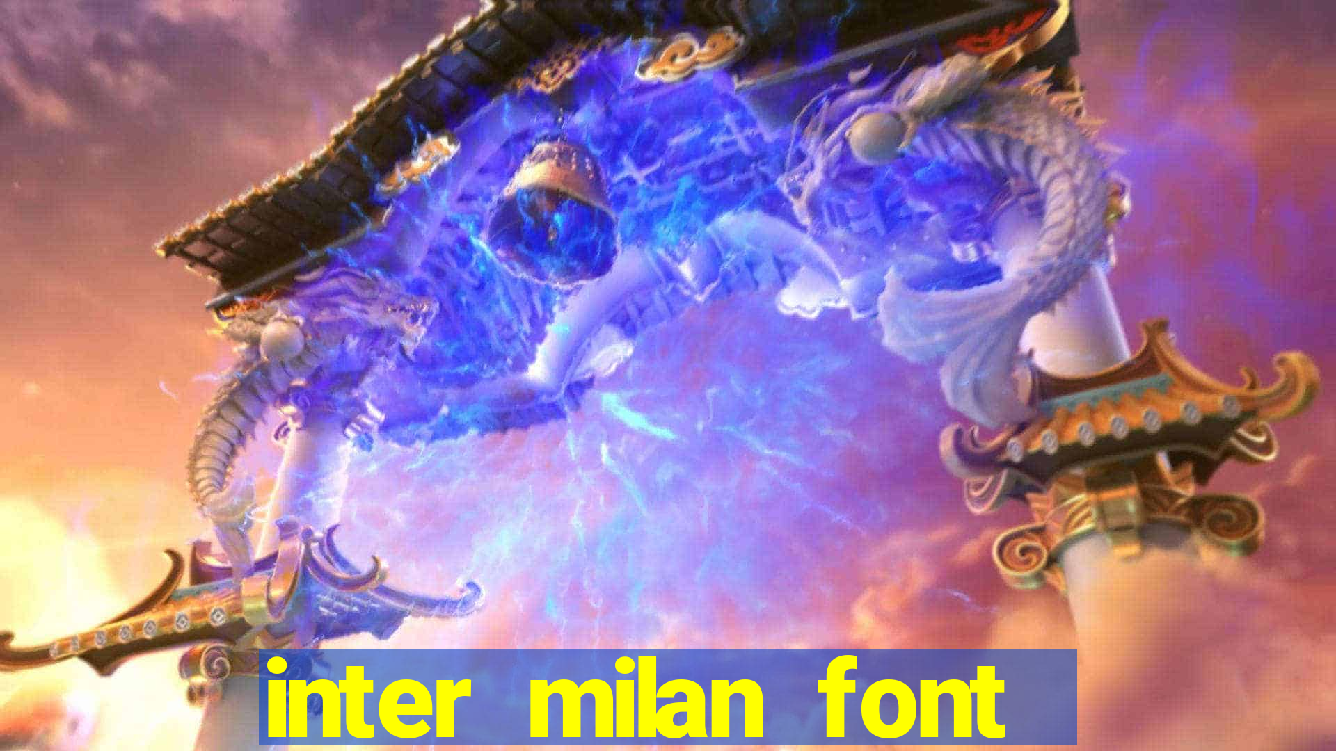 inter milan font free download