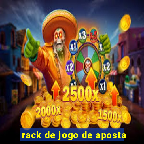 rack de jogo de aposta