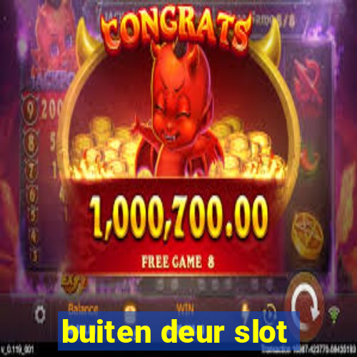 buiten deur slot