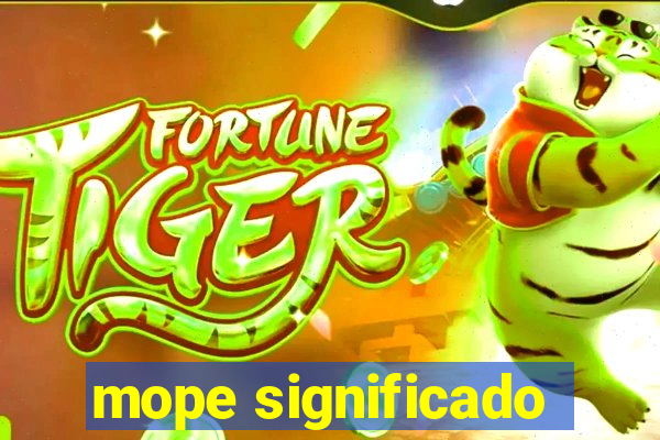 mope significado