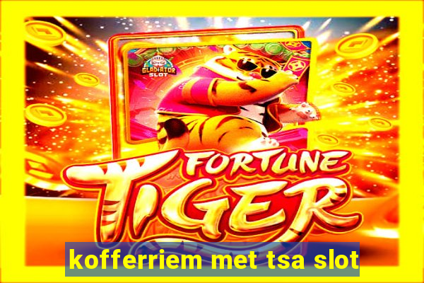 kofferriem met tsa slot