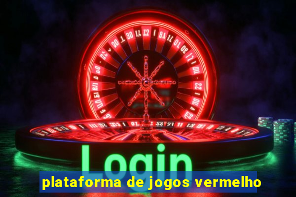 plataforma de jogos vermelho