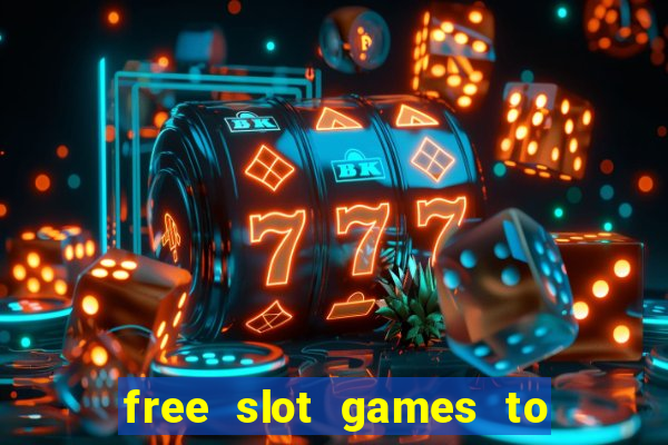 free slot games to play offline