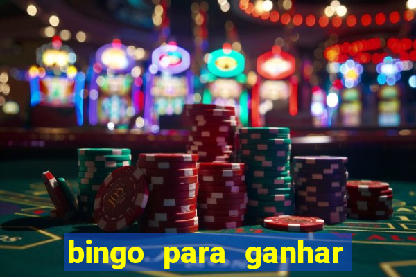 bingo para ganhar dinheiro de verdade pix