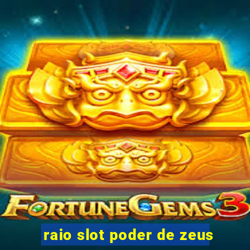 raio slot poder de zeus