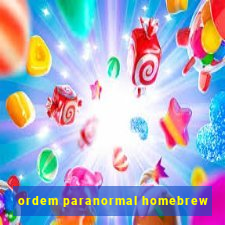 ordem paranormal homebrew