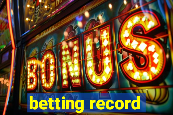 betting record