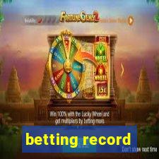 betting record