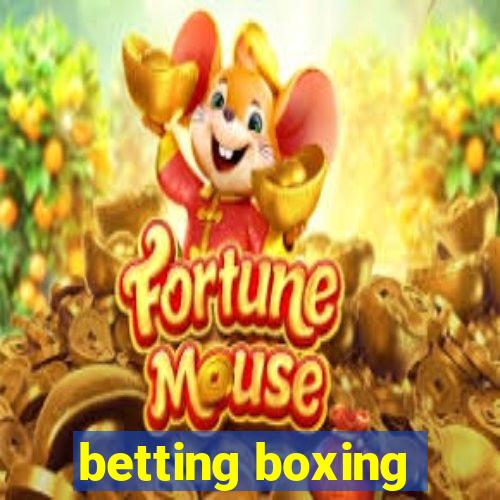 betting boxing