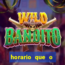 horario que o rabbit paga 