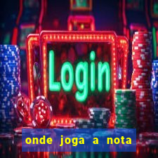 onde joga a nota do enem