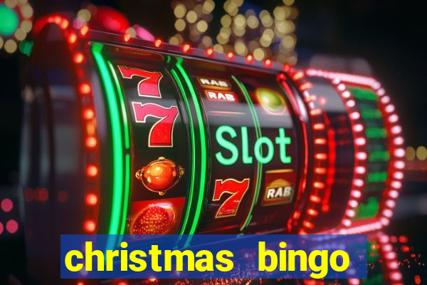 christmas bingo card generator