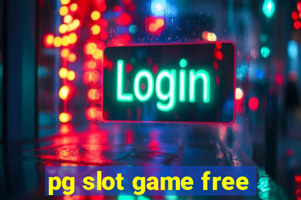 pg slot game free