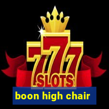 boon high chair