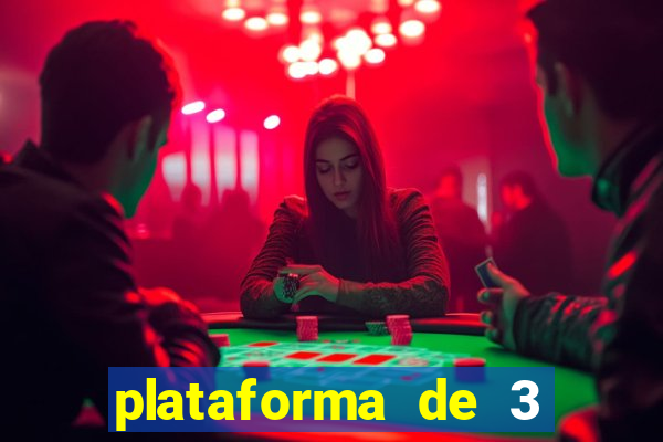 plataforma de 3 reais bet