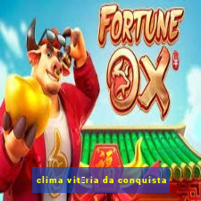 clima vit贸ria da conquista