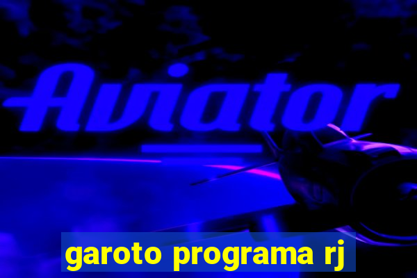 garoto programa rj