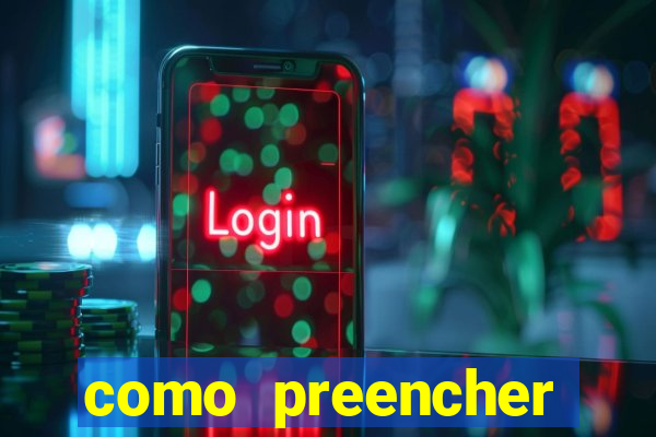 como preencher recibo de pagamento