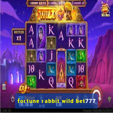 fortune rabbit wild bet777