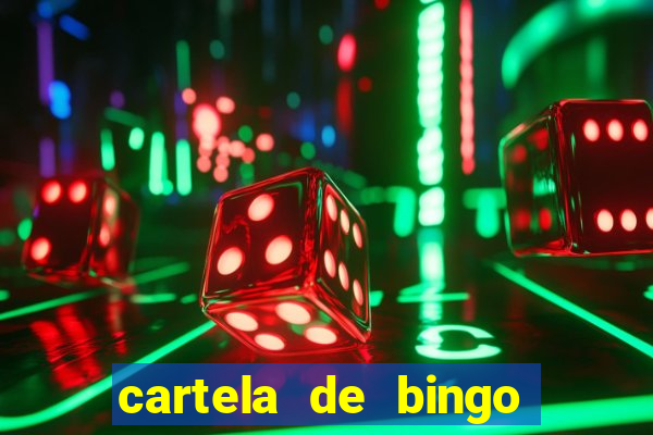 cartela de bingo vazia para imprimir