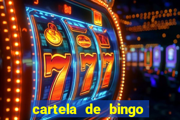 cartela de bingo vazia para imprimir