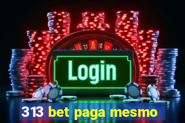 313 bet paga mesmo