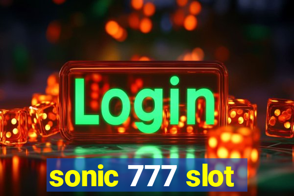 sonic 777 slot