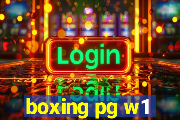 boxing pg w1