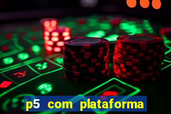 p5 com plataforma de jogos