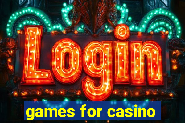 games for casino