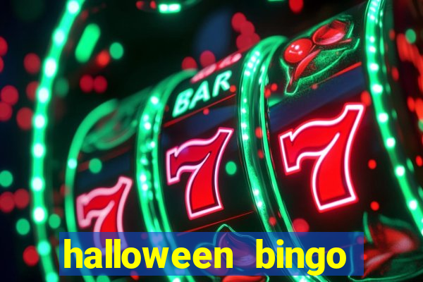 halloween bingo cards with numbers