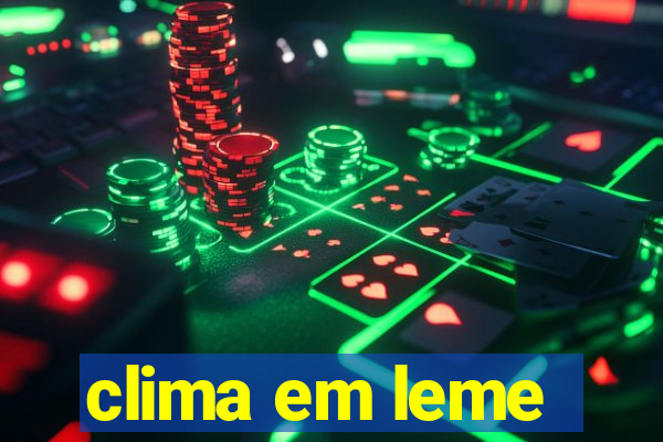 clima em leme