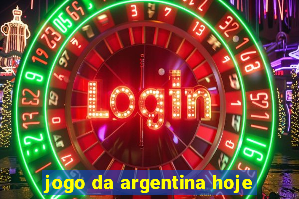 jogo da argentina hoje