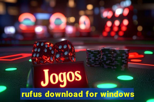 rufus download for windows