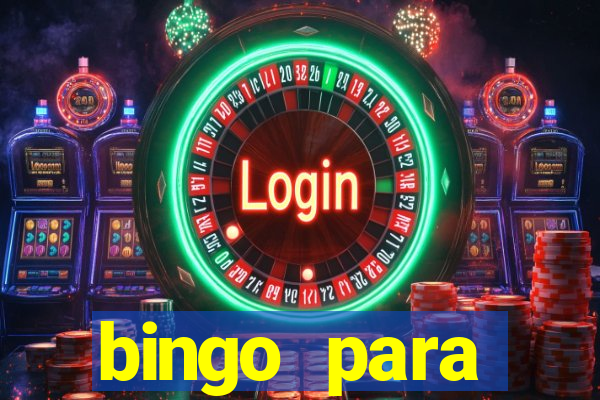 bingo para despedida de solteira para imprimir