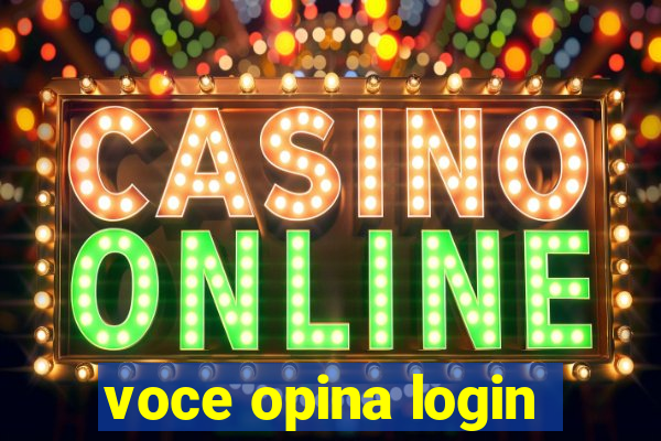 voce opina login