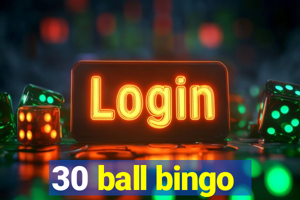 30 ball bingo