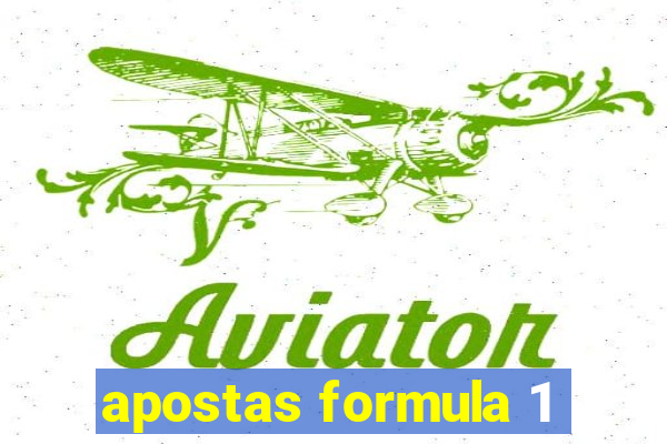 apostas formula 1