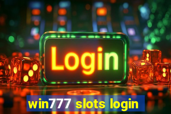 win777 slots login