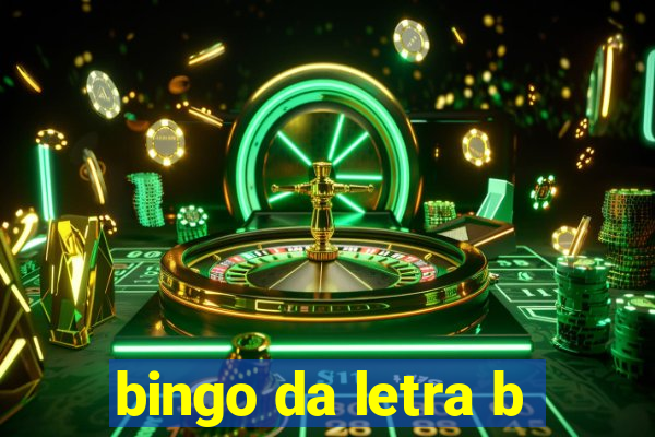 bingo da letra b