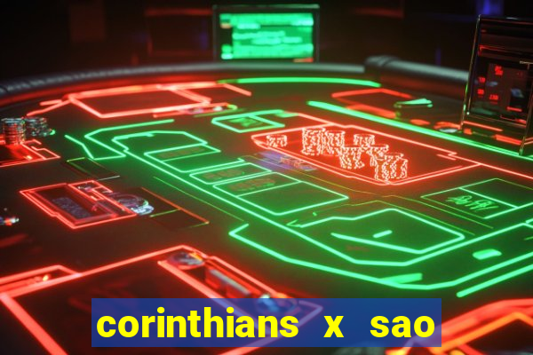 corinthians x sao paulo palpite